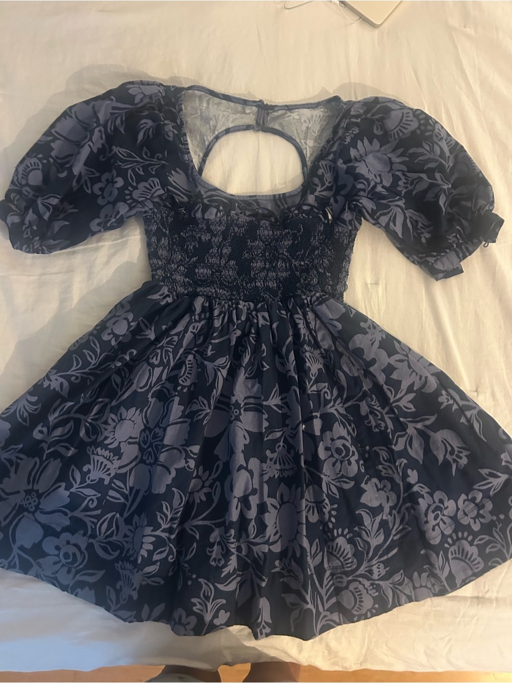 Free People linen mini dress NWOT